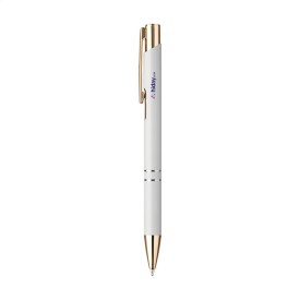 Ebony RCS Recycled Alu Rose Gold pennen-Wit
