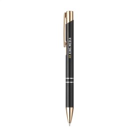 Ebony RCS Recycled Alu Rose Gold pennen-Zwart