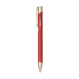 Ebony RCS Recycled Alu Soft Rose Gold pen-Rood