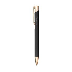 Ebony RCS Recycled Alu Soft Rose Gold pen-Zwart