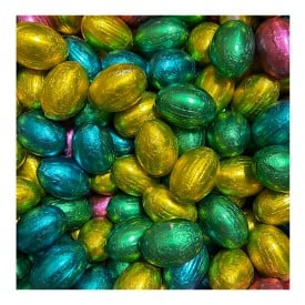 Choclade paaseitjes - 170 gram - melk met crispy vulling - verpakt ECO box