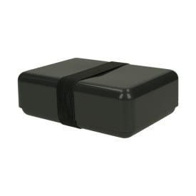 Retro eco lunchbox - bioplastic - met elastiek