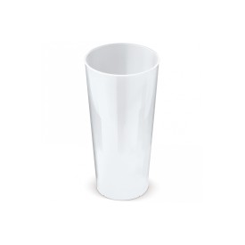 Hard plastic bekers 500ml - suikerriet - herbruikbaar - stapelbaar