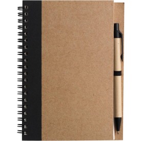 ECO notitieboekje met balpen - FSC papier - 60 vel
