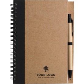 ECO notitieboekje met balpen - FSC papier - 60 vel