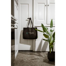 Shopper gekleurd - organisch katoen - 180 g/m² - 45 x 33 x 13 cm - 19L - lange hengsels