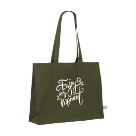 ECO Shopper Organic Cotton (180 g/m²) tas-Olijfgroen