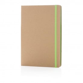 Eco-vriendelijk A5 kraft notitieboek-Groen