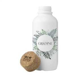 EcoBottle waterfles wit 650 ml - suikerriet - kurkdop