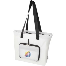 EcoFold RPET opvouwbare draagtas 16 l-Wit