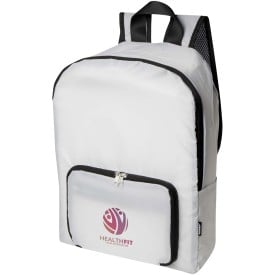 EcoFold RPET opvouwbare rugzak 15 l-Wit