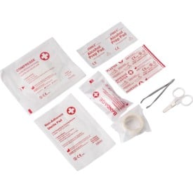 EHBO-set in etui - nylon - 210D - met riemlus