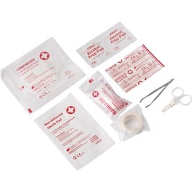 EHBO-set in etui - nylon - 210D - met riemlus