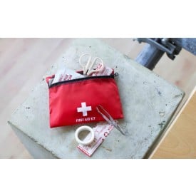 EHBO-set in etui - nylon - 210D - met riemlus