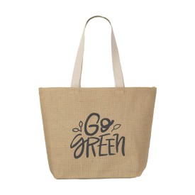 Elegance Bag jute shopper-Ecru