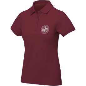 Elevate Calgary polo - dames - katoen - 200 g/m2-Diep bordeauxrood