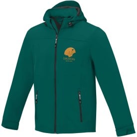 Elevate Langley softshell jas - heren - polyester - 300 g/m2 - waterafstotend-Forest green2