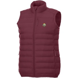 Elevate Palas bodywarmer - dames - recycled nylon - borstzak met ritssluiting-Diep bordeauxrood