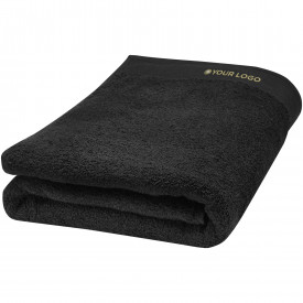 Ellie badhanddoek 70 x 140 cm van 550 g/m² katoen-Zwart