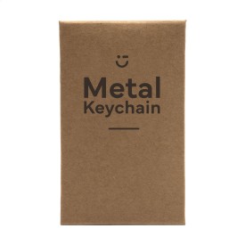 Eloy sleutelhanger - metaal - 6.2 cm - matte afwerking - nylon bandje