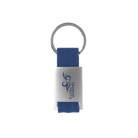 Eloy sleutelhanger - metaal - 6.2 cm - matte afwerking - nylon bandje