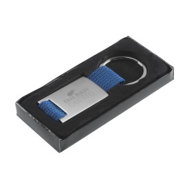 Eloy sleutelhanger - metaal - 6.2 cm - matte afwerking - nylon bandje