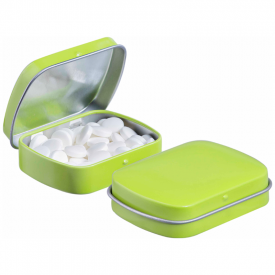 Embossed mini scharnierblikje-Lime