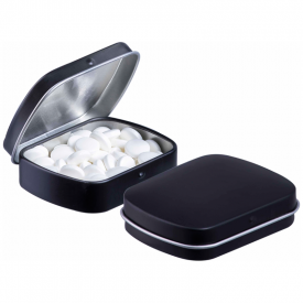 Embossed mini scharnierblikje-Mat zwart