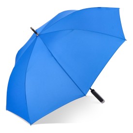Emerantia 190T Pongee 23" Stokparaplu Auto open-Blauw