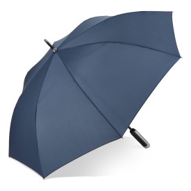 Emerantia 190T Pongee 23" Stokparaplu Auto open-Donkerblauw