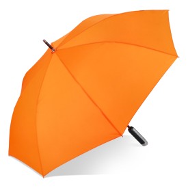 Emerantia 190T Pongee 23" Stokparaplu Auto open-Oranje