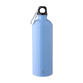 Emeric drinkfles 750ml - gerecycled RVS - PP dop - karabijnhaak