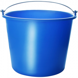 Emmer 12 liter diverse kleuren-Blauw