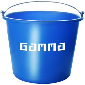 Emmer - gerecycled kunststof - 12 liter - diverse kleuren