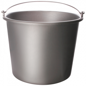 Emmer 12 liter diverse kleuren-Grijs