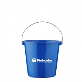 Emmer 5 liter laten bedrukken-Blauw