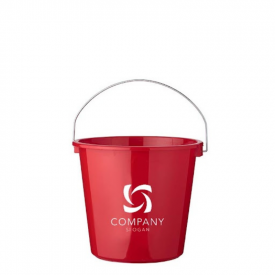 Emmer 5 liter laten bedrukken-Rood
