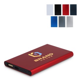Enera powerbank USB-C 4000 mAh - gerecycled aluminium - USB-A & USB-C