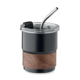 Enkelwandige beker 260ml-Zwart