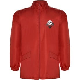 Escocia unisex lichtgewicht regenjas-Rood