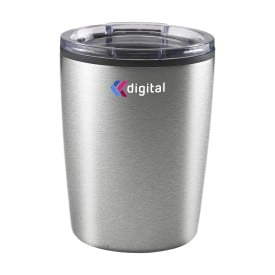 Espresso-to-Go Mug RCS Recycled Steel 170 ml-Zilver