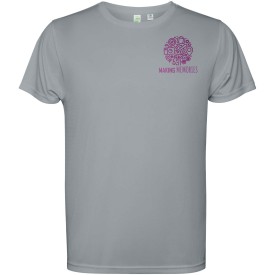 Estoril 125 g/m² T-shirt met korte mouwen voor kinderen-Grijs