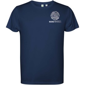 Estoril 125 g/m² T-shirt met korte mouwen voor kinderen-Marineblauw