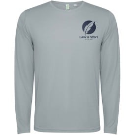 Estoril 125 g/m² T-shirt met lange mouwen voor kinderen