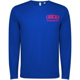 Estoril 125 g/m² T-shirt met lange mouwen voor kinderen-Koningsblauw