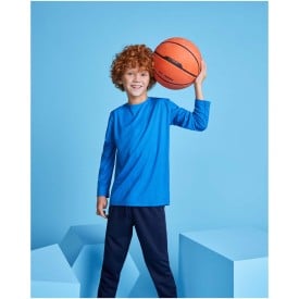 Estoril 125 g/m² T-shirt met lange mouwen voor kinderen