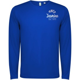 Estoril unisex T-shirt met lange mouwen-Koningsblauw