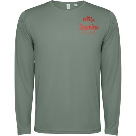 Estoril unisex T-shirt met lange mouwen-Laurel green