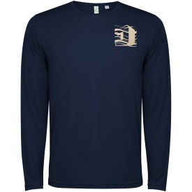 Estoril unisex T-shirt met lange mouwen-Navy blue
