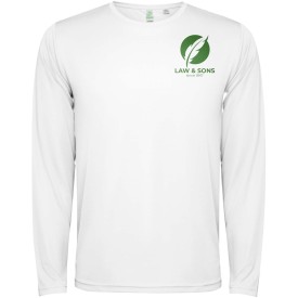 Estoril unisex T-shirt met lange mouwen-Wit